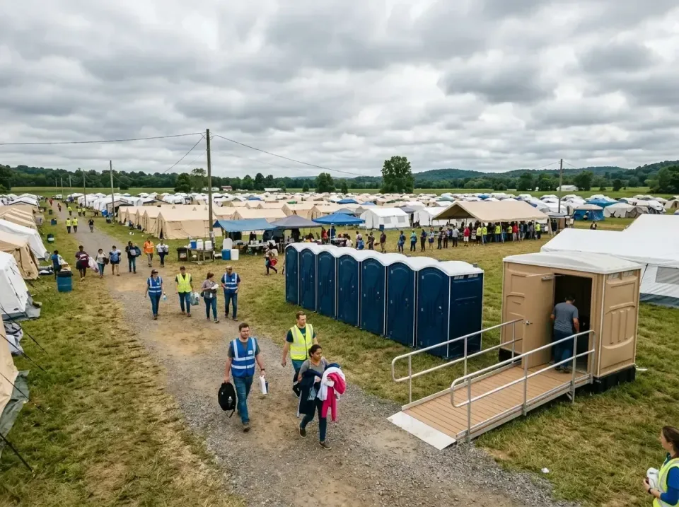 disaster-relief-camp-restrooms-010 — frequently asked questions, Dumpster & Portable Bathrooms Rental in Golf Manor, OH